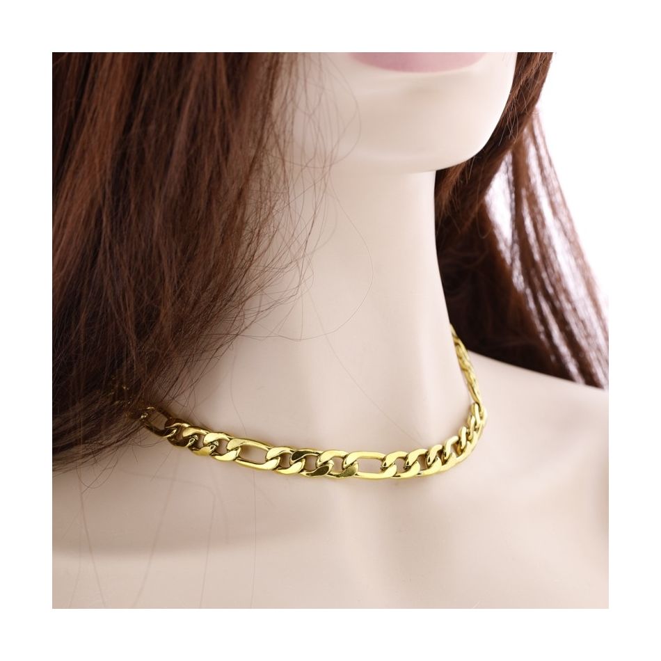 STEEL LINK NECKLACE 45CM