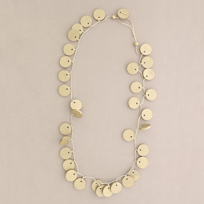COLLAR LARGO MEDALLAS MADERA