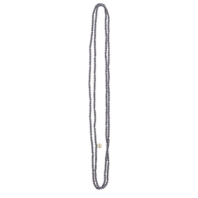 LONG NECKLACE FACETED CRYSTALS 1.5M*4MM