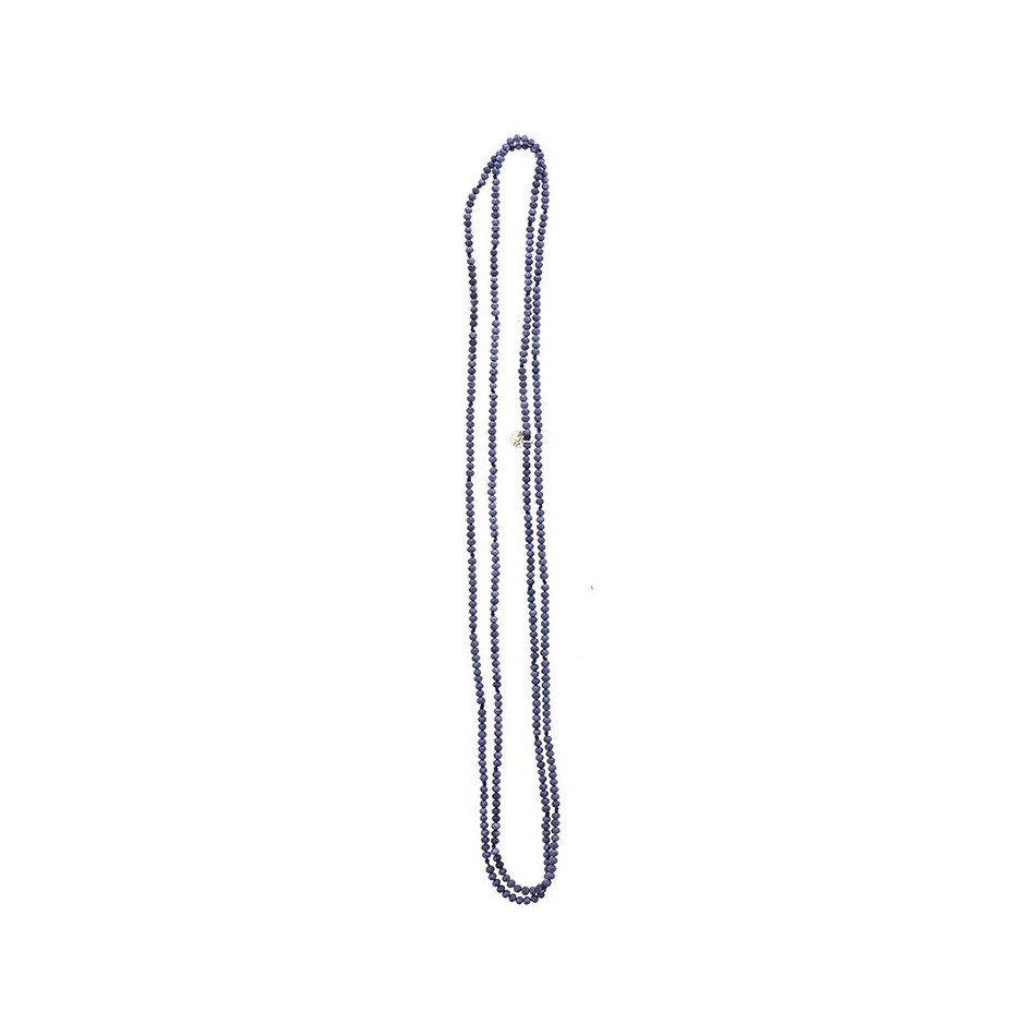 LONG NECKLACE FACETED CRYSTALS 1.5M*4MM