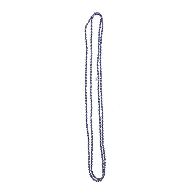 LONG NECKLACE FACETED CRYSTALS 1.5M*4MM