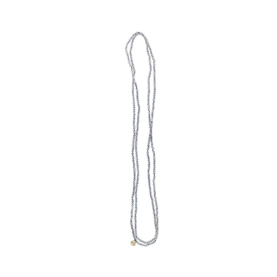 LONG NECKLACE FACETED CRYSTALS 1.5M*4MM