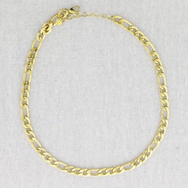 COLLAR ACERO ESLABONES 45CM