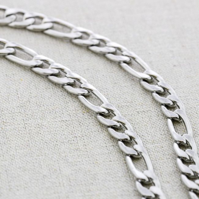 COLLAR ACERO ESLABONES 45CM