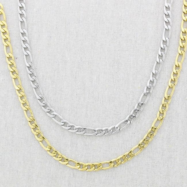COLLAR ACERO ESLABONES 45CM