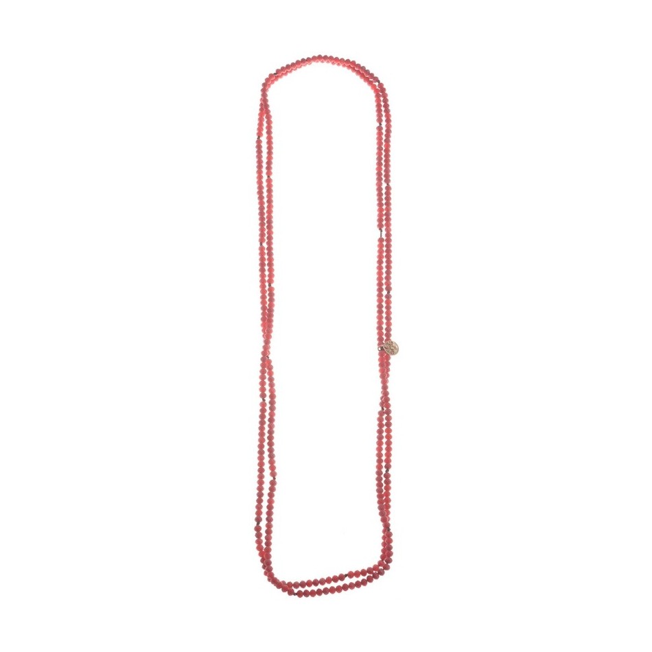 1.5M*4MM FACETED BEADS LONG NECKLACE