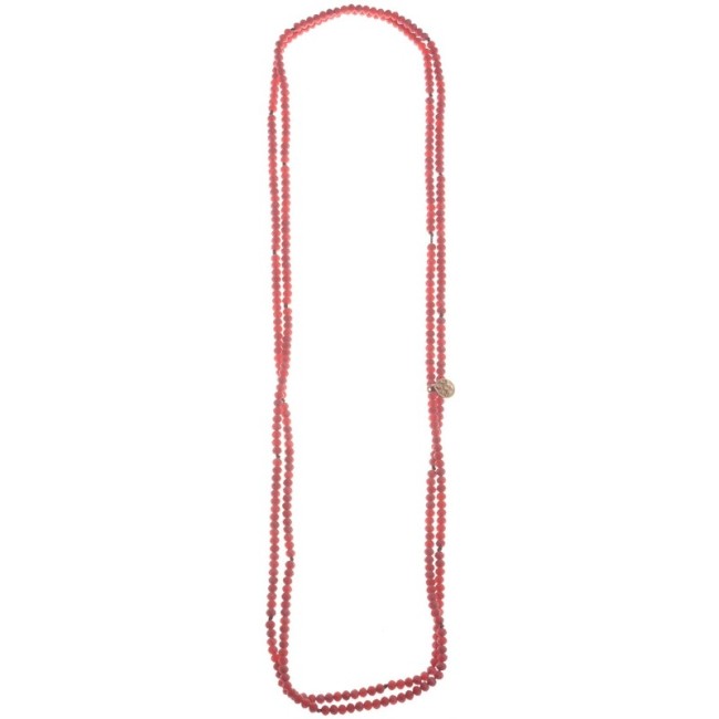 1.5M*4MM FACETED BEADS LONG NECKLACE