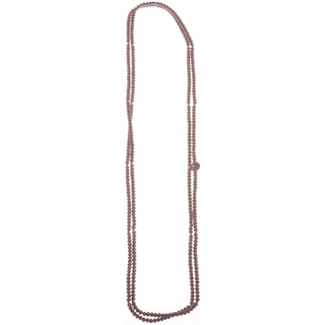 1.5M*4MM FACETED BEADS LONG NECKLACE