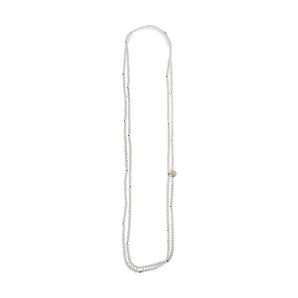1.5M*4MM FACETED BEADS LONG NECKLACE