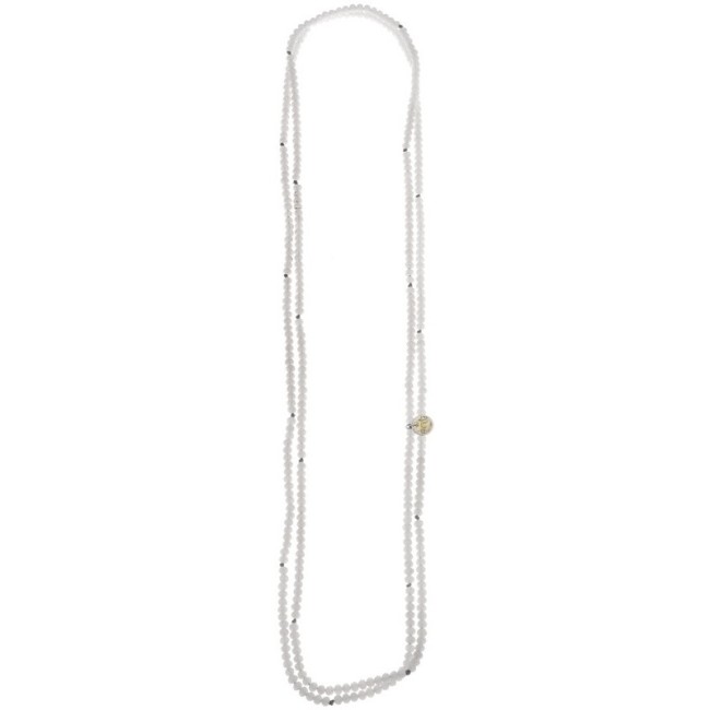 1.5M*4MM FACETED BEADS LONG NECKLACE