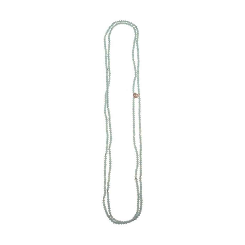 1.5M*4MM FACETED BEADS LONG NECKLACE