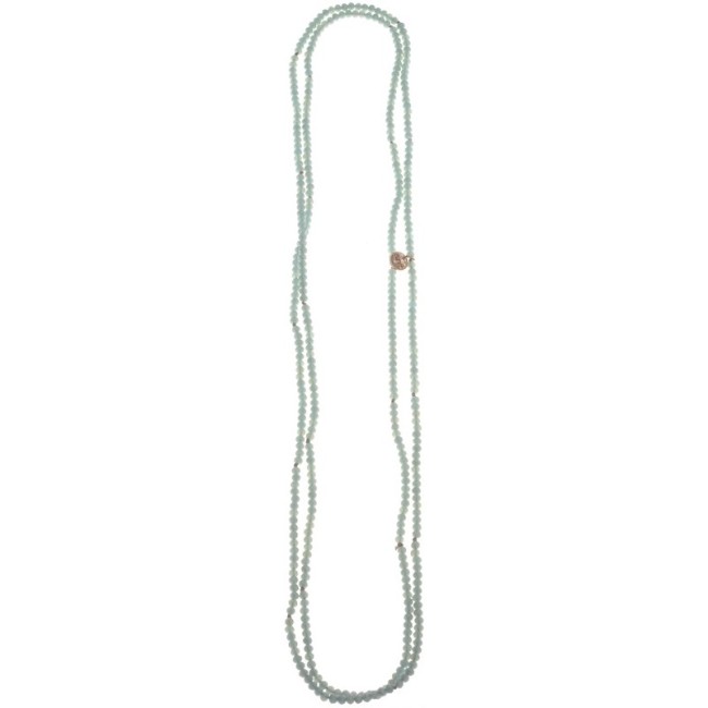 1.5M*4MM FACETED BEADS LONG NECKLACE