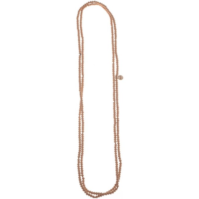 1.5M*4MM FACETED BEADS LONG NECKLACE