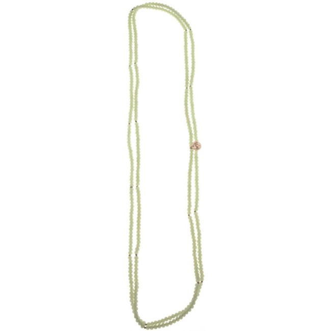 1.5M*4MM FACETED BEADS LONG NECKLACE