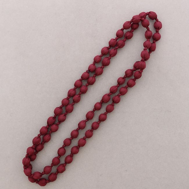 COLLAR LARGO BOLAS FORRADAS TELA 160CM