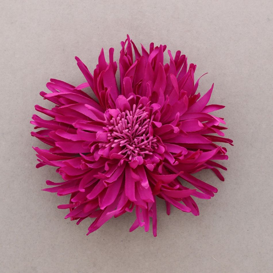 BROCHE FLOR TELA 16CM
