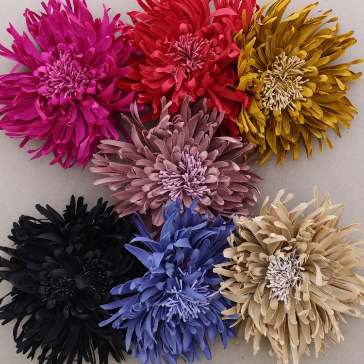 BROCHE FLOR TELA 16CM 2