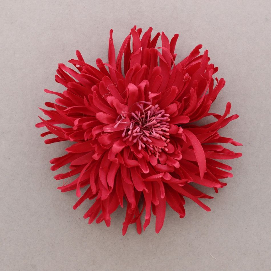 BROCHE FLOR TELA 16CM
