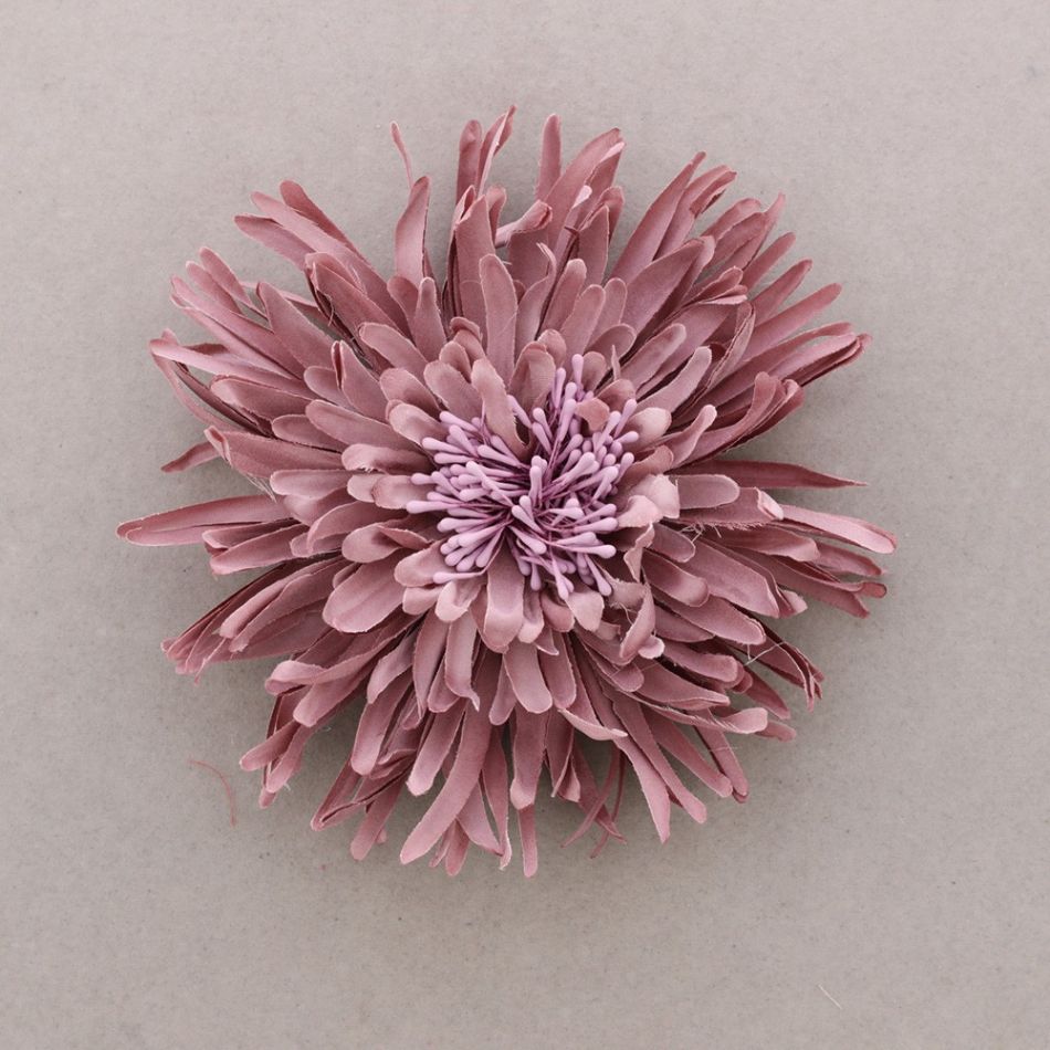 BROCHE FLOR TELA 16CM