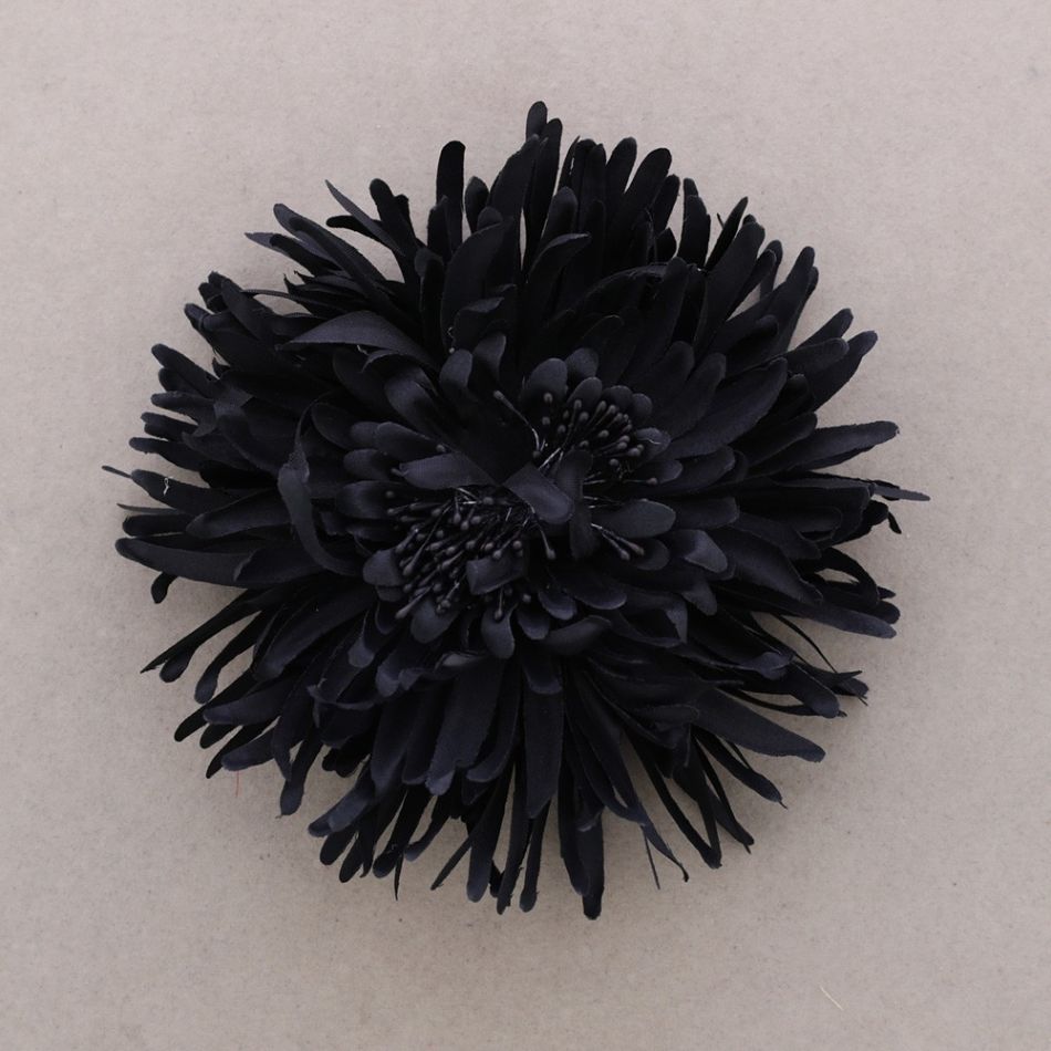 BROCHE FLOR TELA 16CM