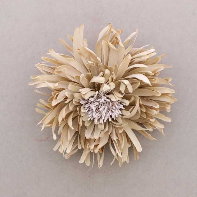 FABRIC FLOWER BROOCH 16CM