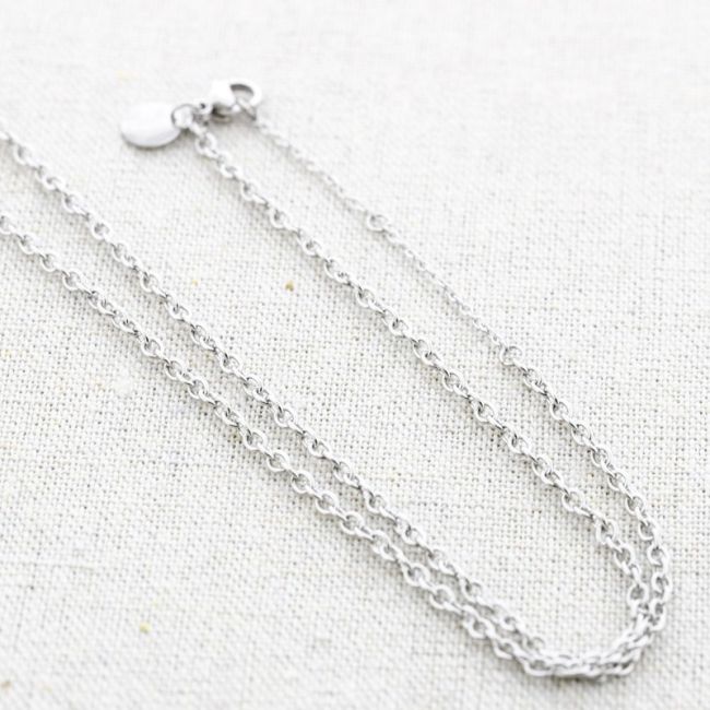 COLLAR ACERO CADENA 60CM