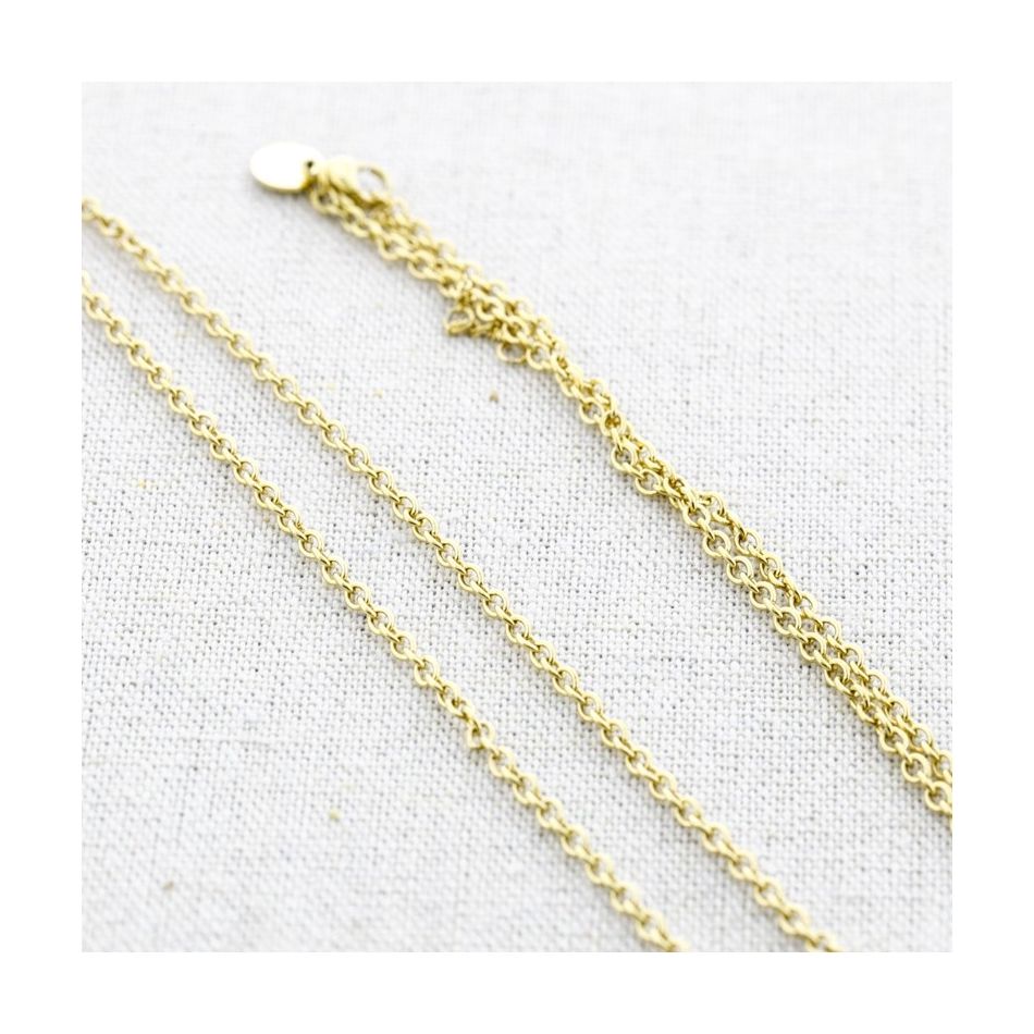 STEEL CHAIN NECKLACE 60CM