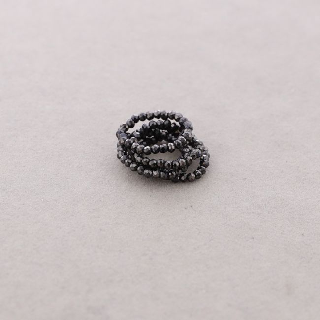 ANILLO ELÁSTICA SET 6 TIRAS CRISTALES FACETADAS