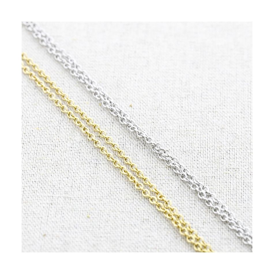 COLLAR ACERO CADENA 60CM