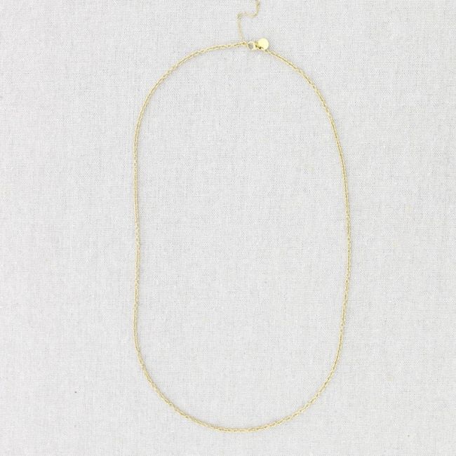 STEEL CHAIN NECKLACE 60CM