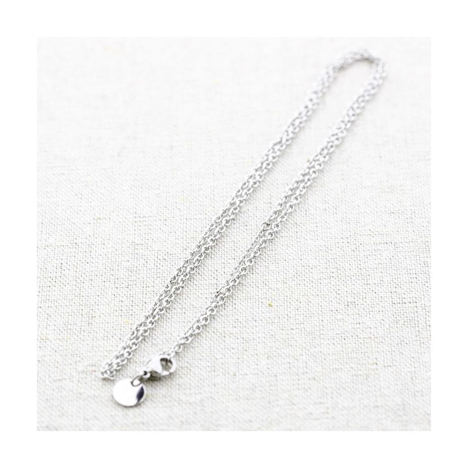 COLLAR ACERO CADENA 50CM