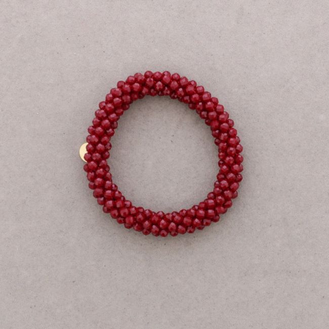 PULSERA ELÁSTICA CRISTALES FACETADOS 4MM