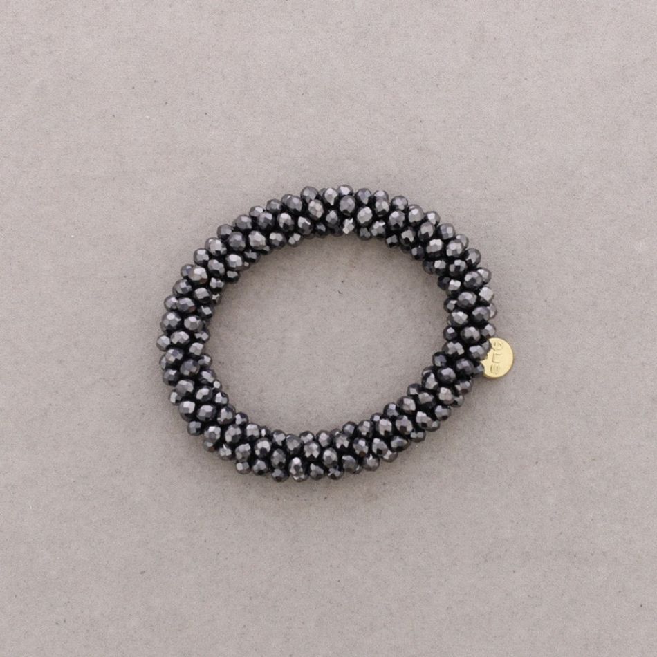 PULSERA ELÁSTICA CRISTALES FACETADOS 4MM