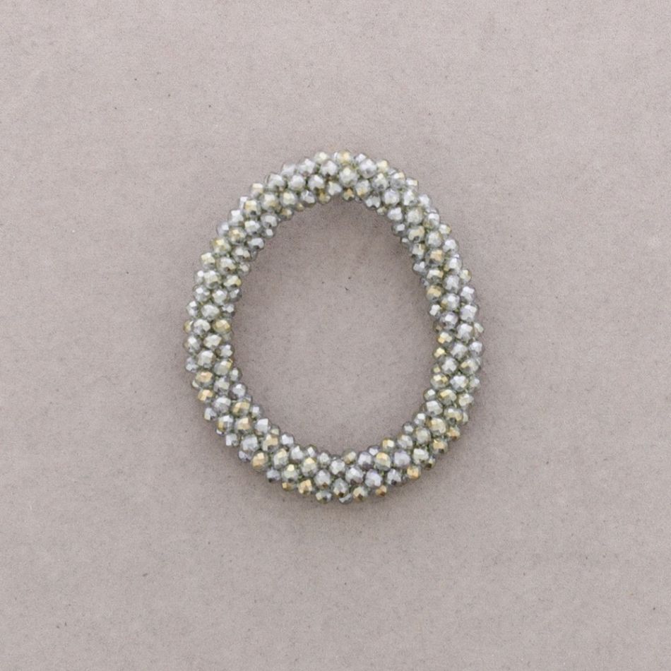PULSERA ELÁSTICA CRISTALES FACETADOS 4MM