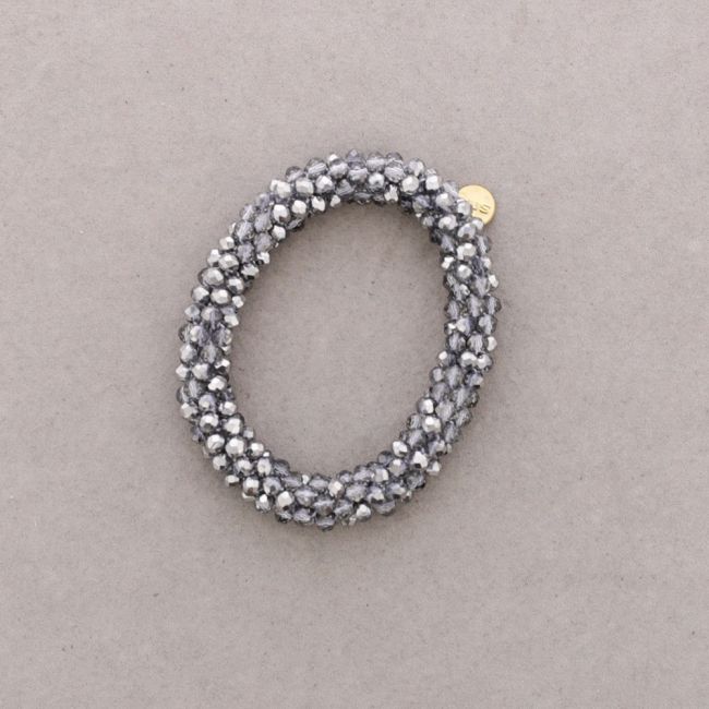 PULSERA ELÁSTICA CRISTALES FACETADOS 4MM