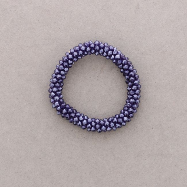 PULSERA ELÁSTICA CRISTALES FACETADOS 4MM