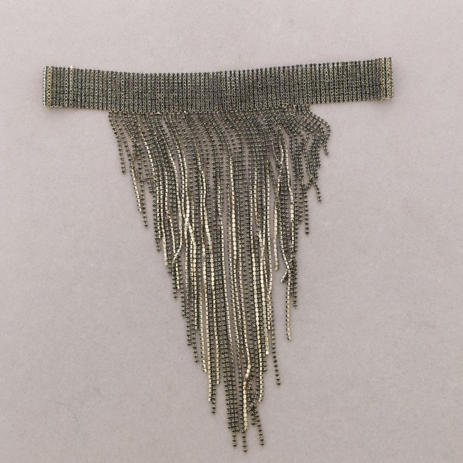 CHOKER METAL FLECOS CRISTALES