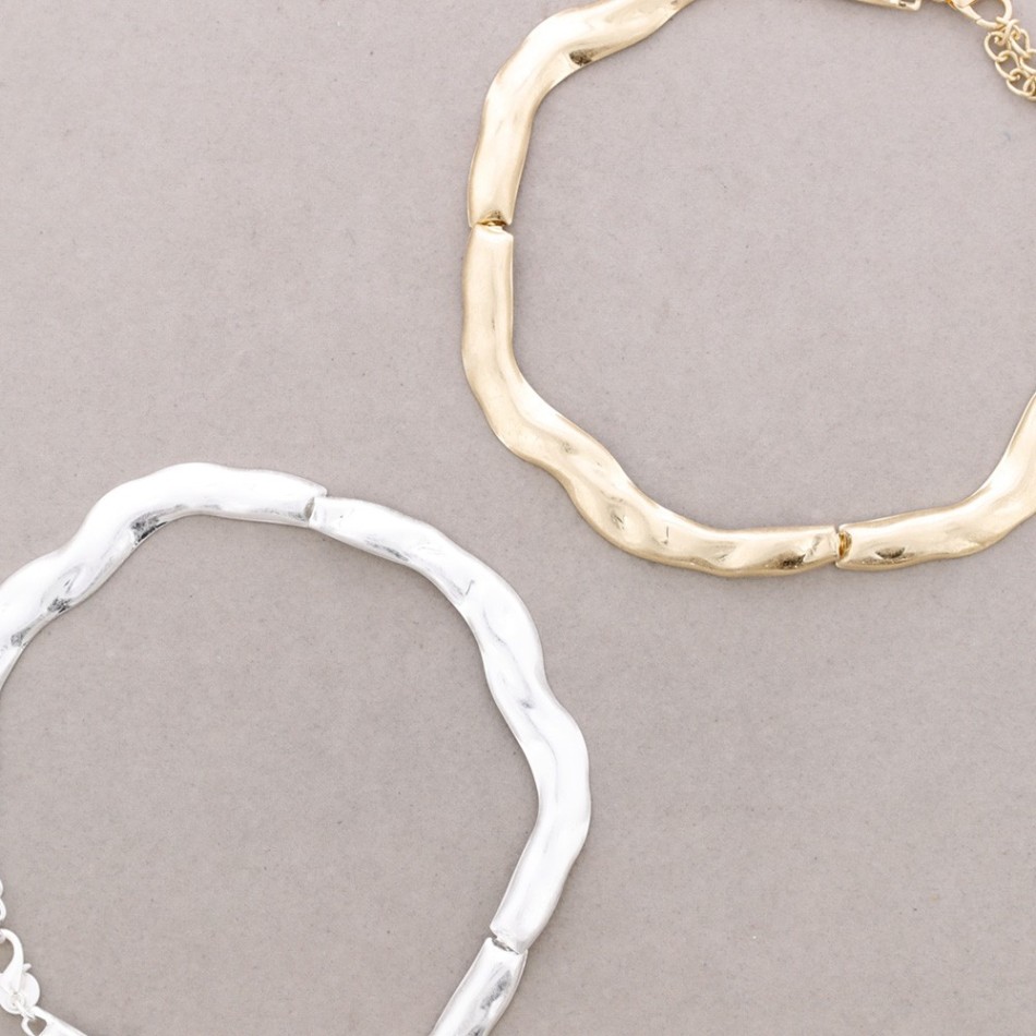 IRREGULAR METAL CHOKER