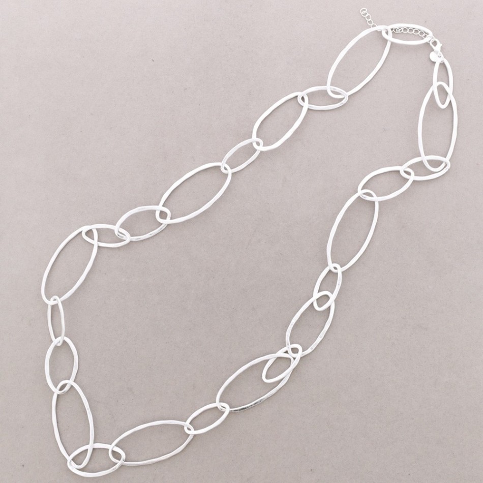 COLLAR LARGO ESLABONES METAL