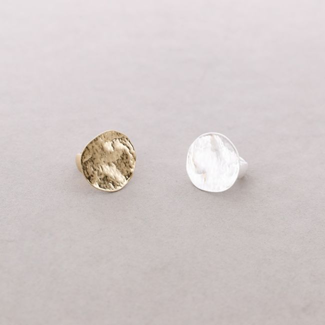 ANILLO ELÁSTICO MEDALLA IRREGULAR METAL