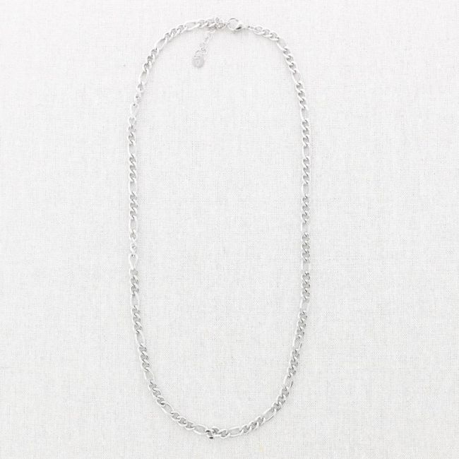 STEEL LINK NECKLACE 60CM