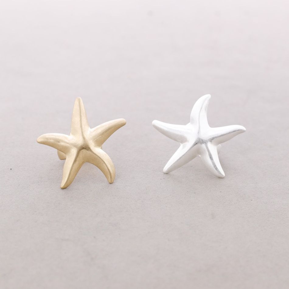 ANILLO ELÁSTICO ESTRELLA DE MAR METAL