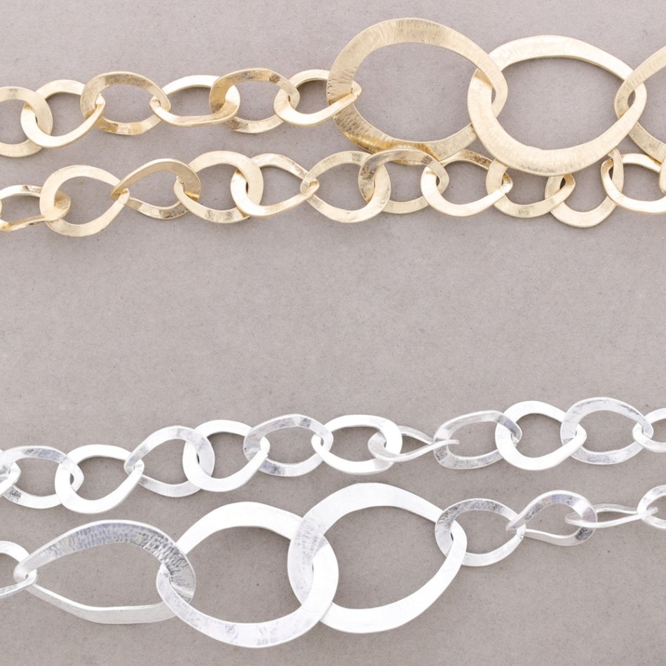 COLLAR LARGO ESLABONES METAL