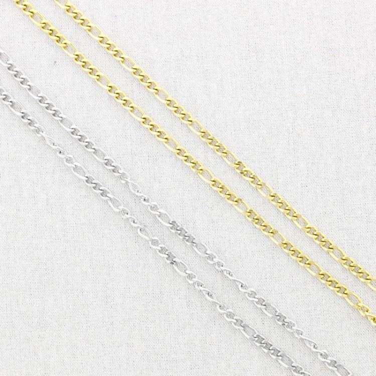 COLLAR ACERO ESLABONES 60CM 2