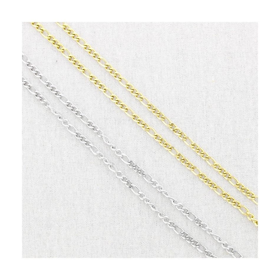 STEEL LINK NECKLACE 60CM