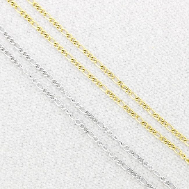 COLLAR ACERO ESLABONES 60CM