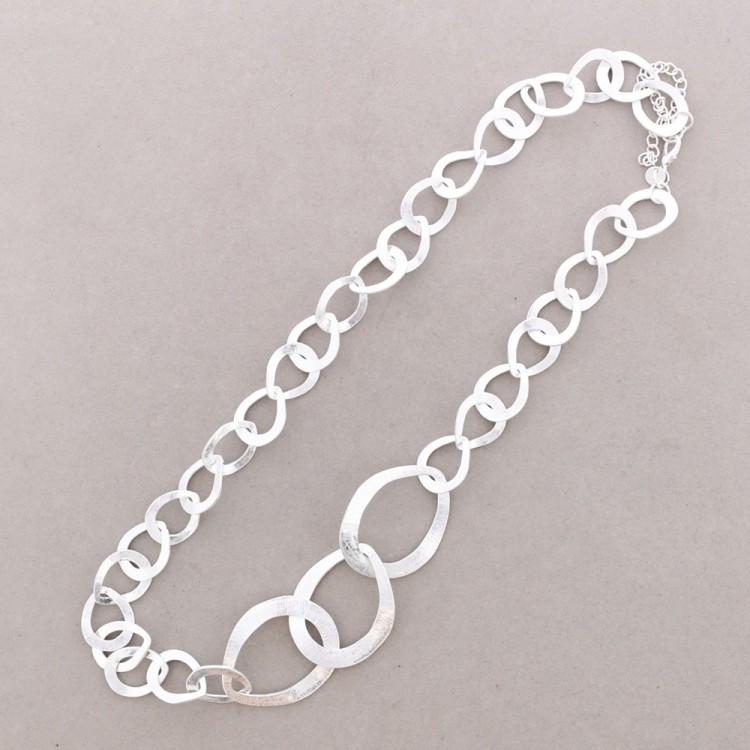 COLLAR LARGO ESLABONES METAL