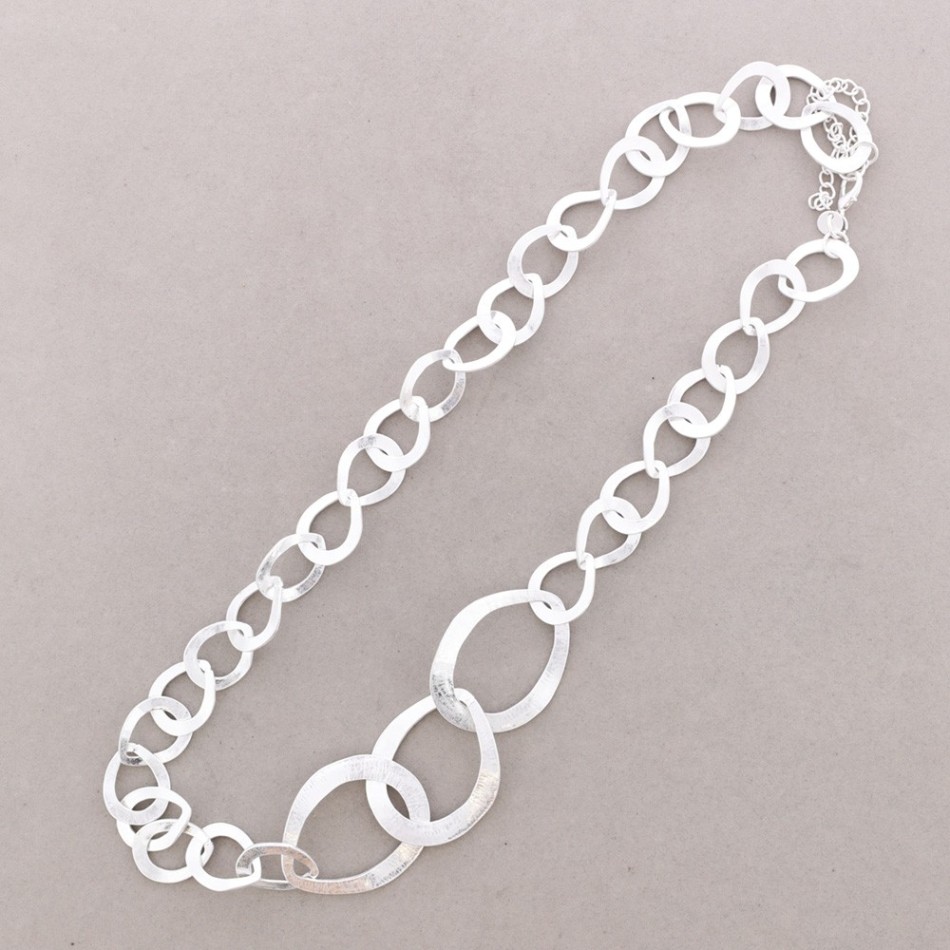 COLLAR LARGO ESLABONES METAL