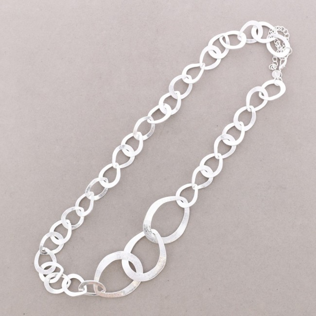 COLLAR LARGO ESLABONES METAL