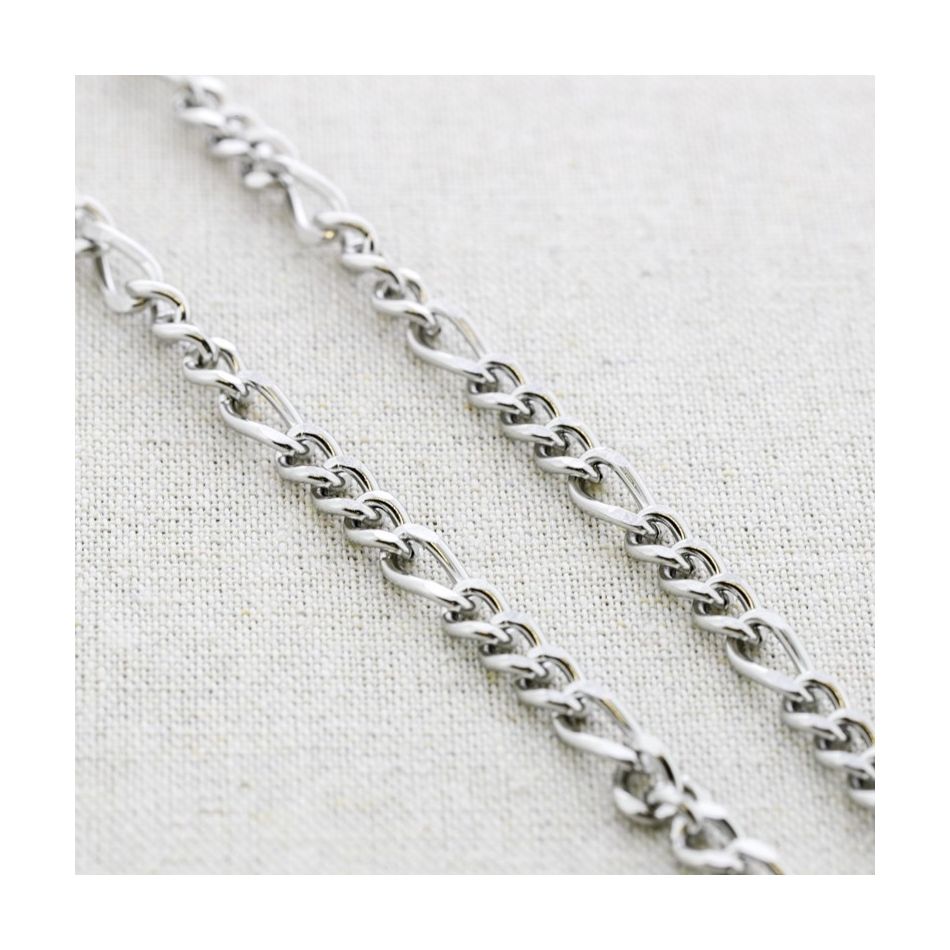 STEEL LINK NECKLACE 45CM